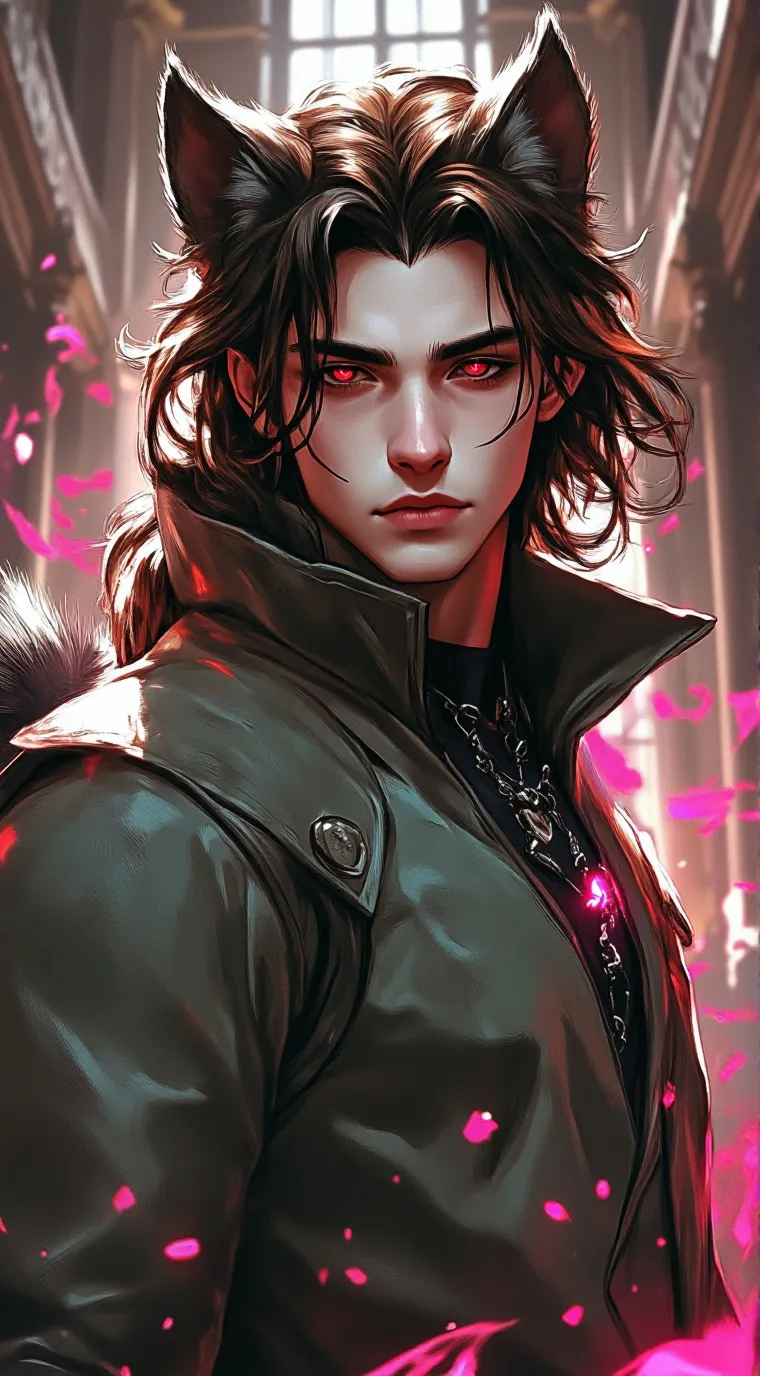 ai character: Bruin Scarlet background