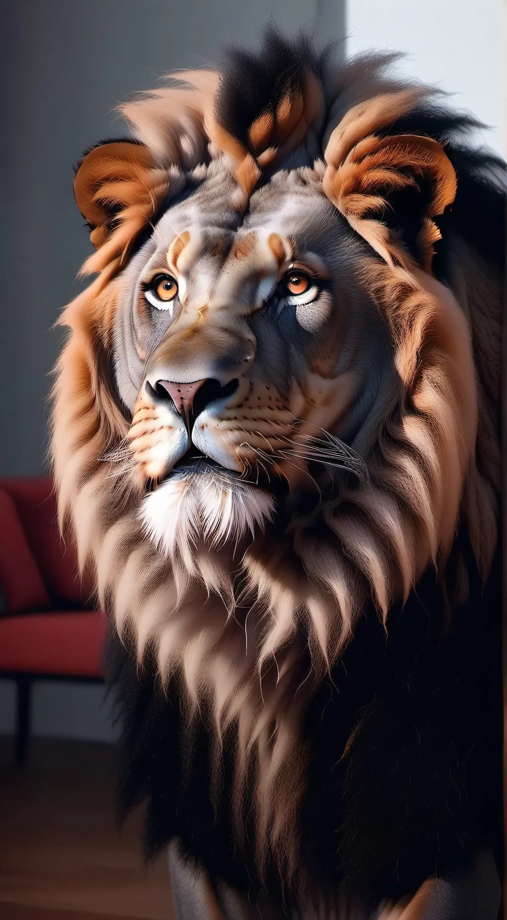 ai character: mufasa and Scar background