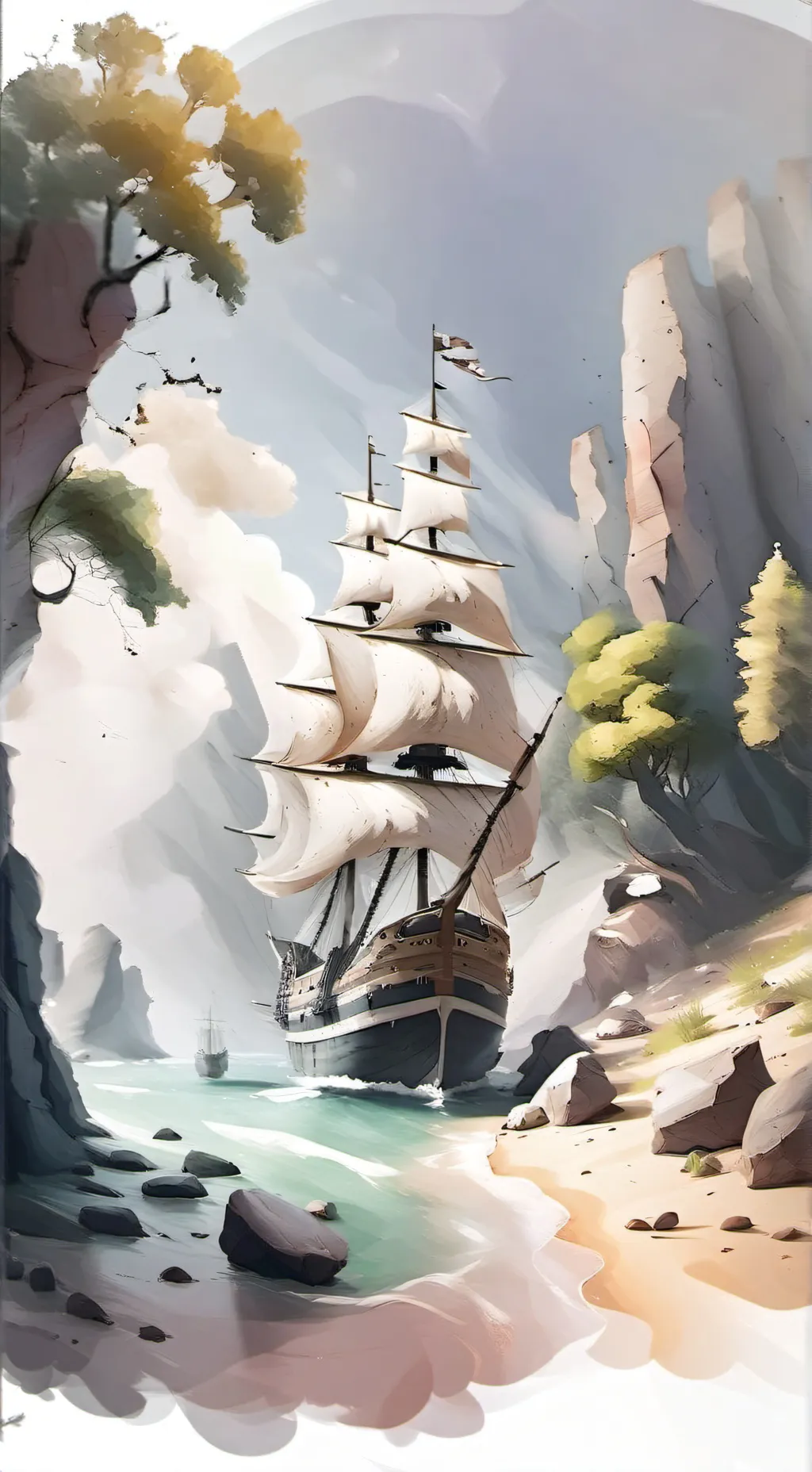 ai character: One Piece background