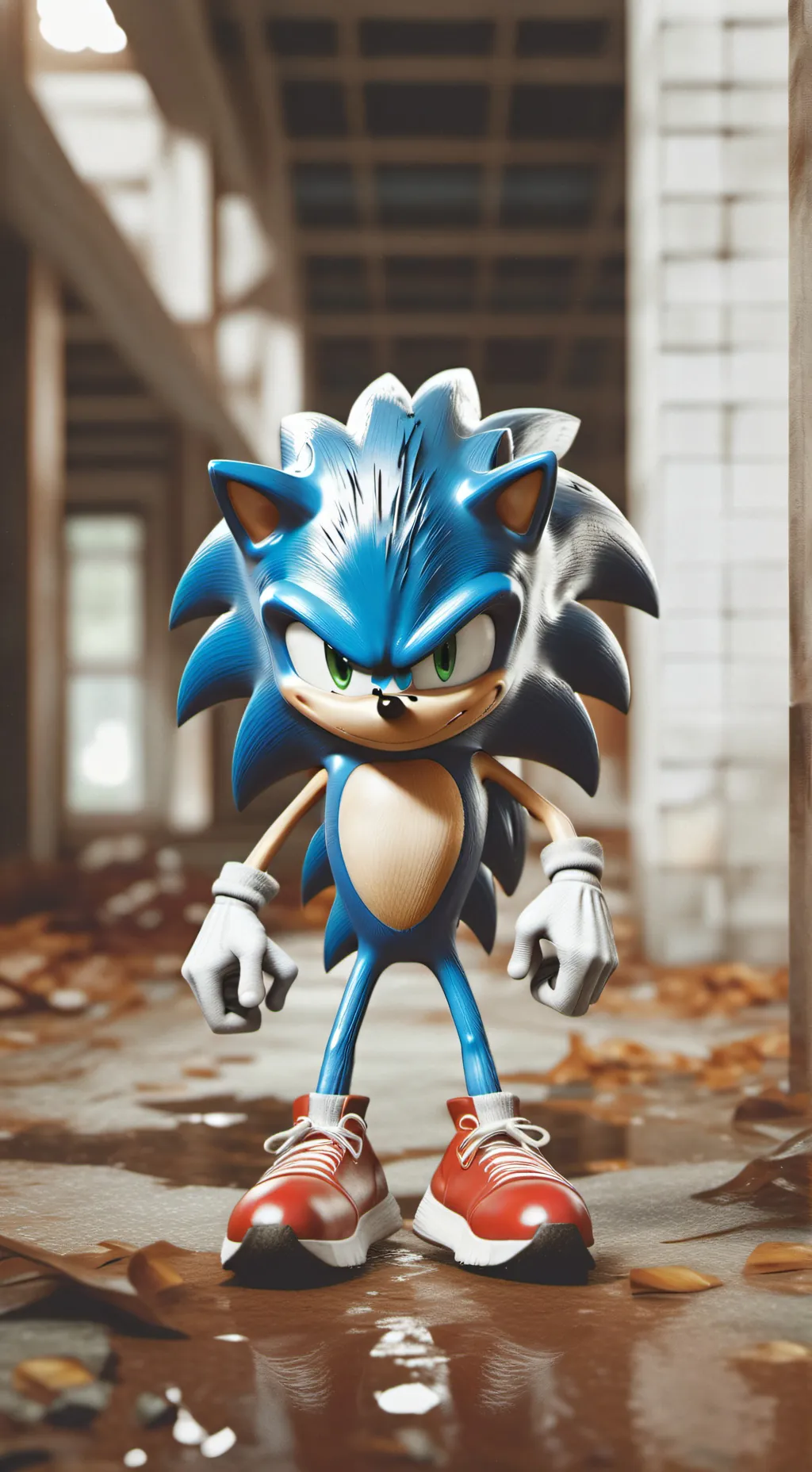 ai character: Sonic movie 1 background