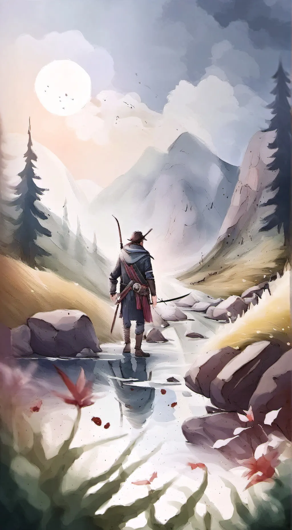 ai character: magic world background