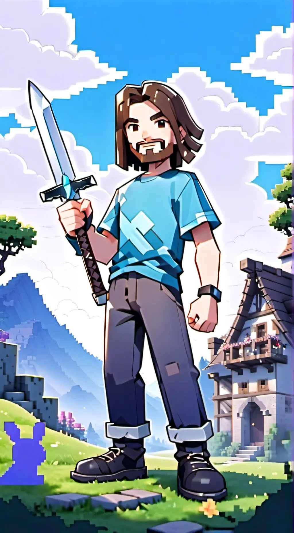 ai character: 𝗦𝗧𝗘𝗩𝗘 background