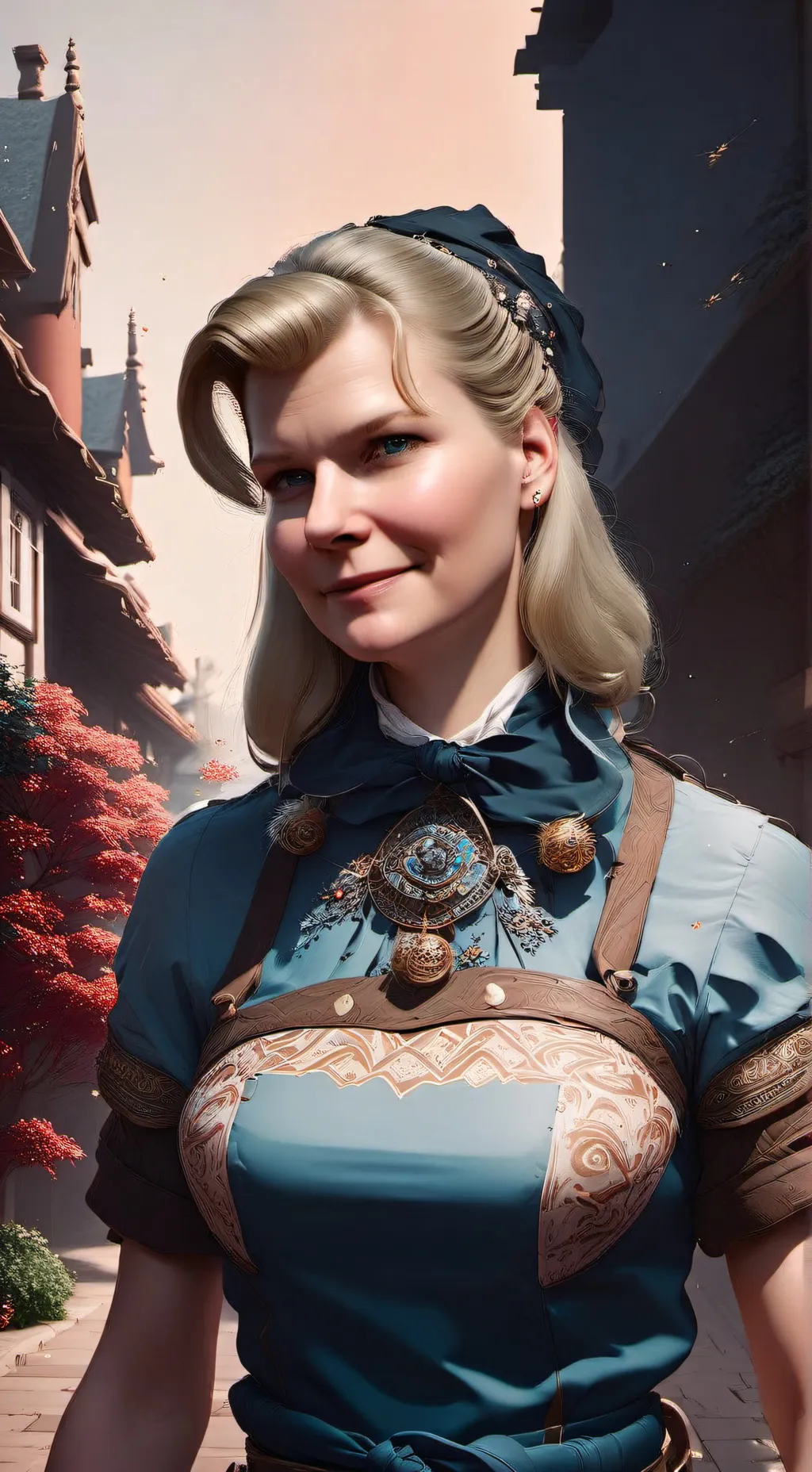 ai character: korrina  background
