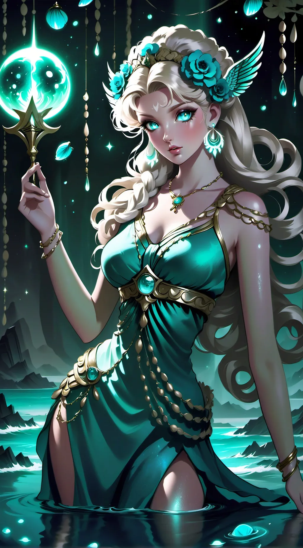 ai character: Aphrodite background