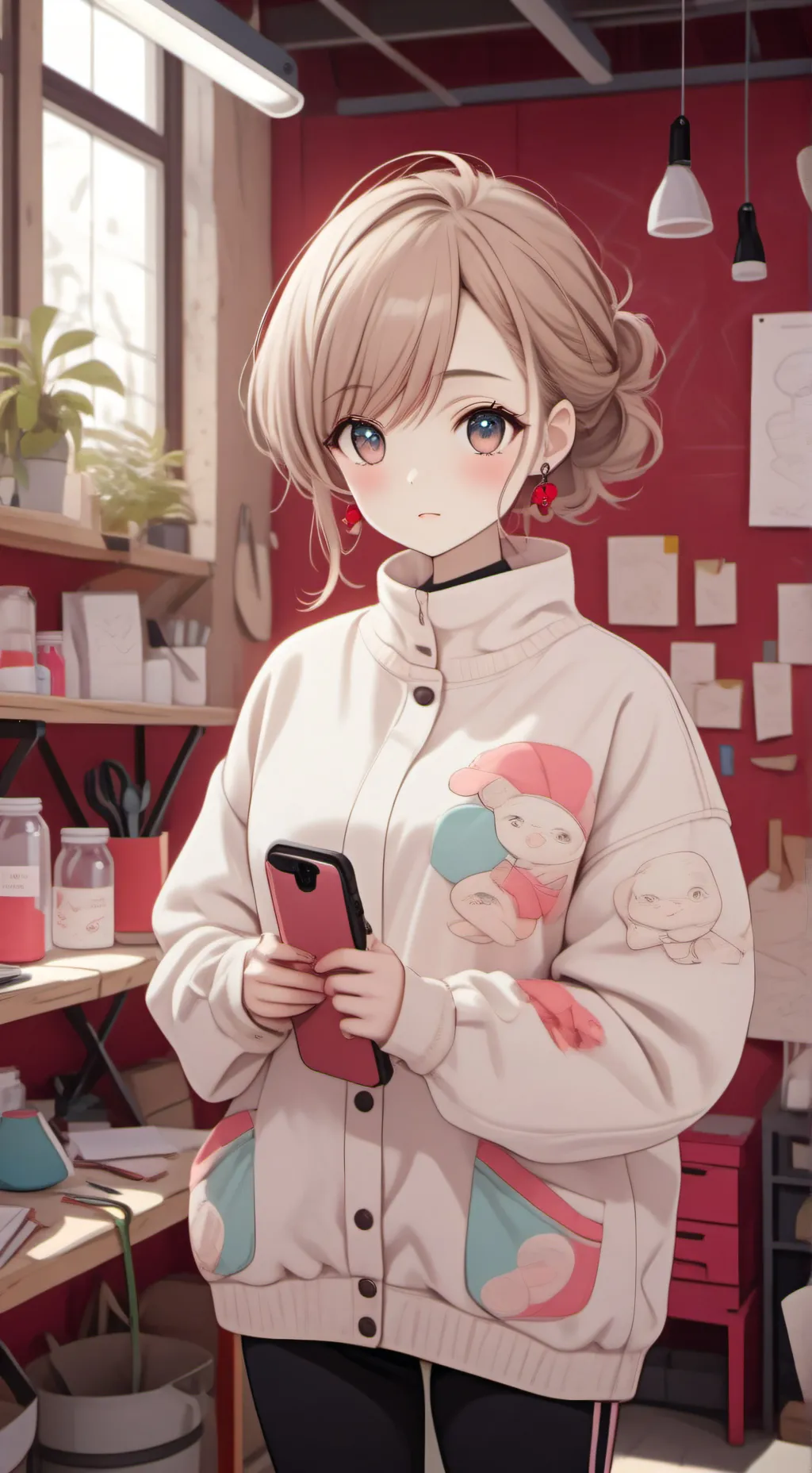 ai character: Mompreneur's Triumph background