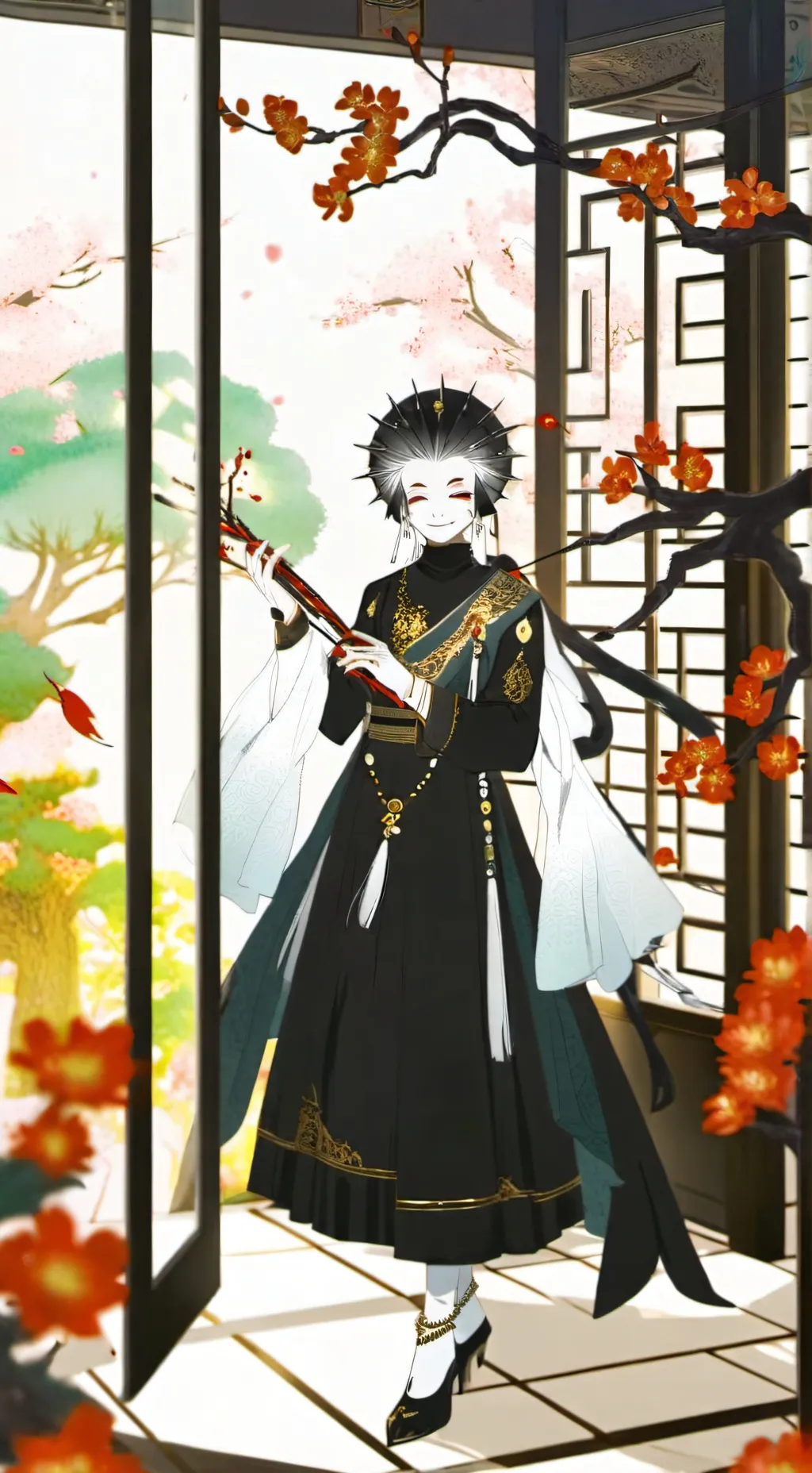 ai character: miss malum background