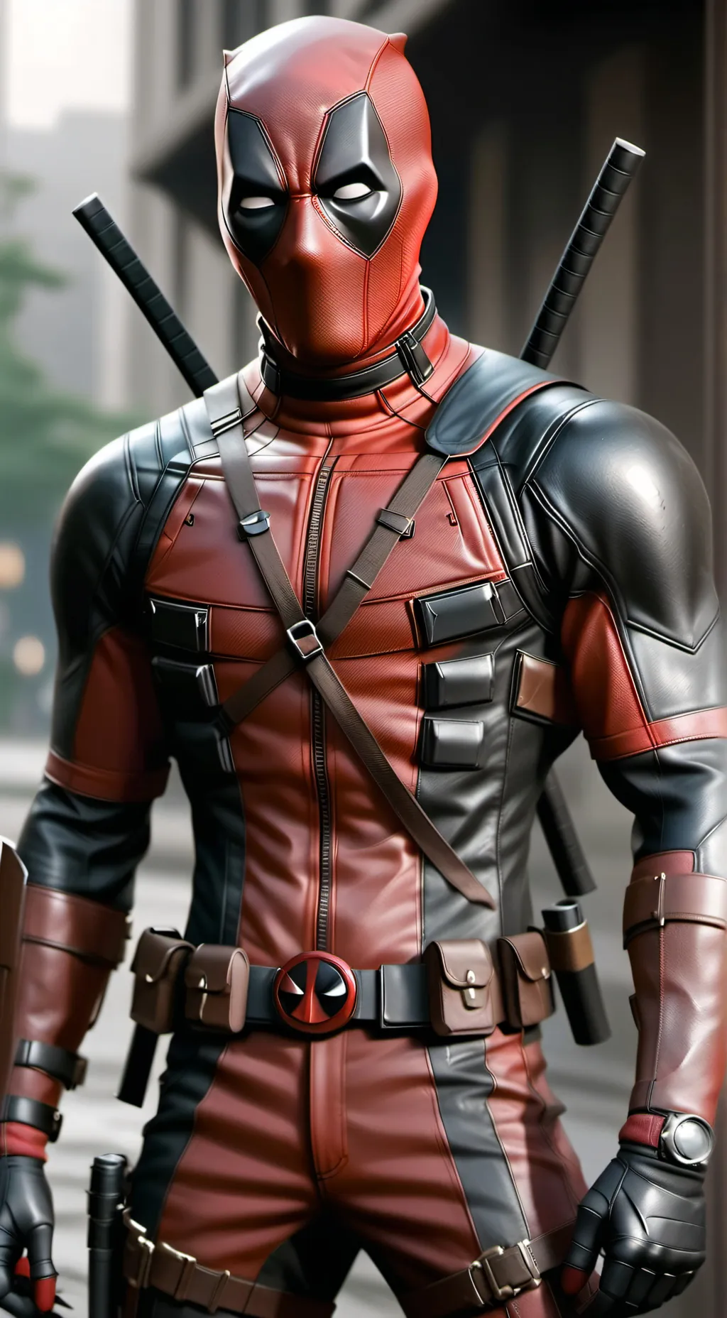 ai character: Deadpool Ai background