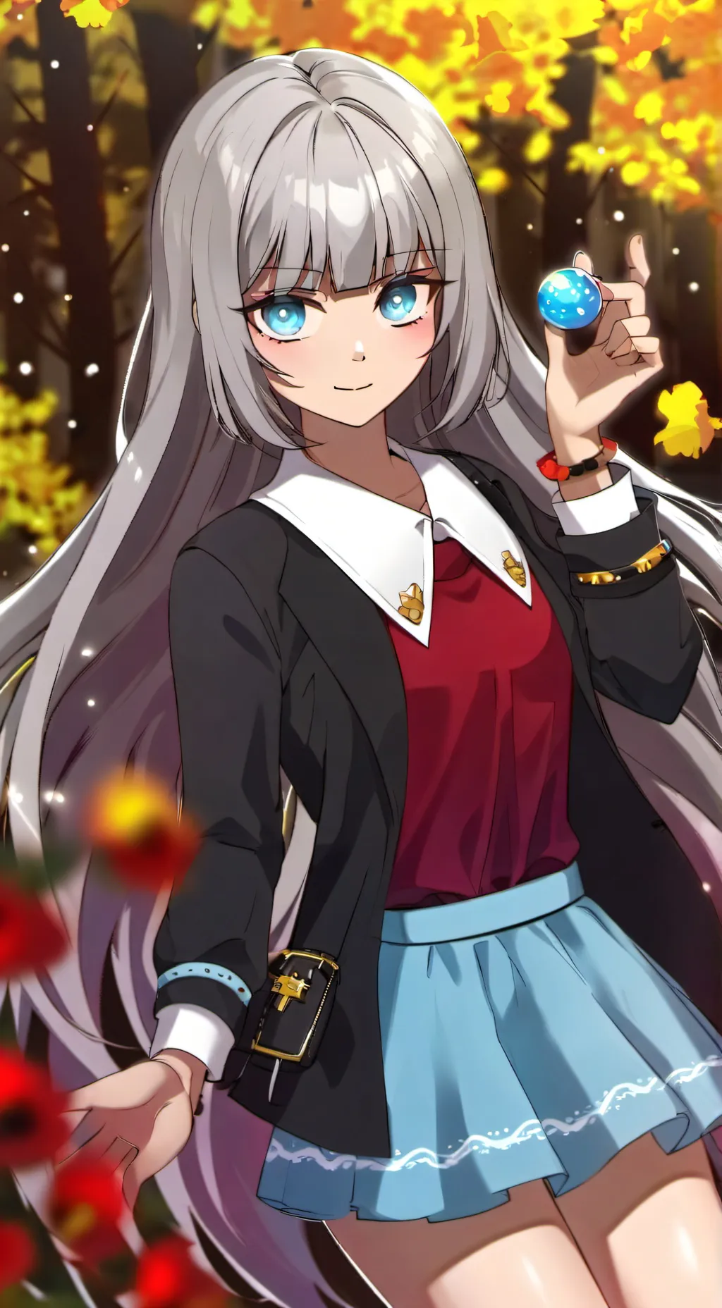 ai character: misaki  background