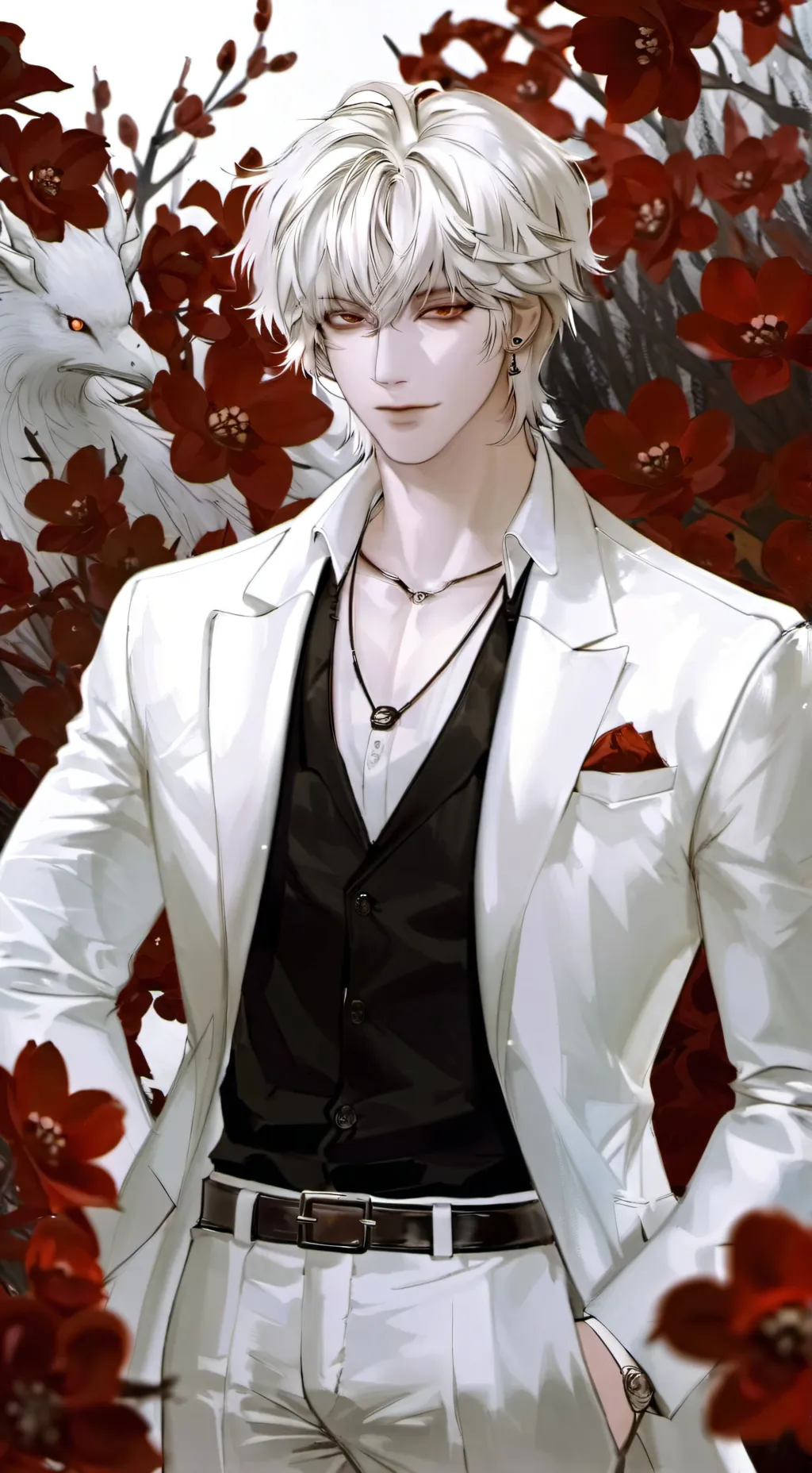 ai character: Leon💅 background