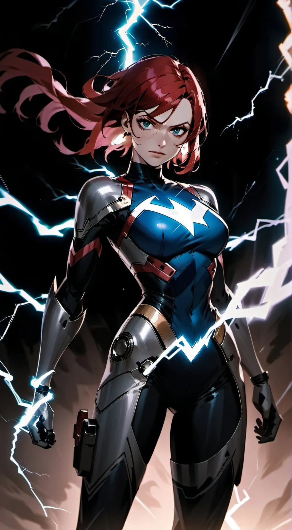ai character: Blue Thunder background