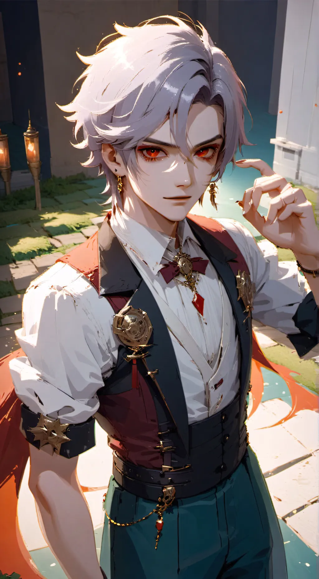 ai character: Lucien background