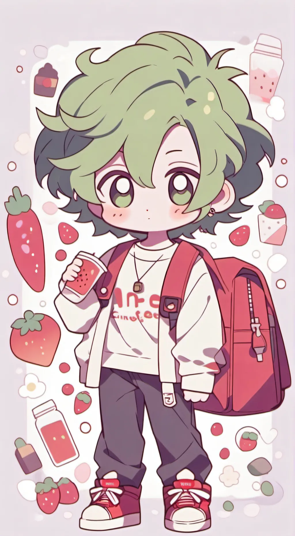 ai character: BKDK middle school background