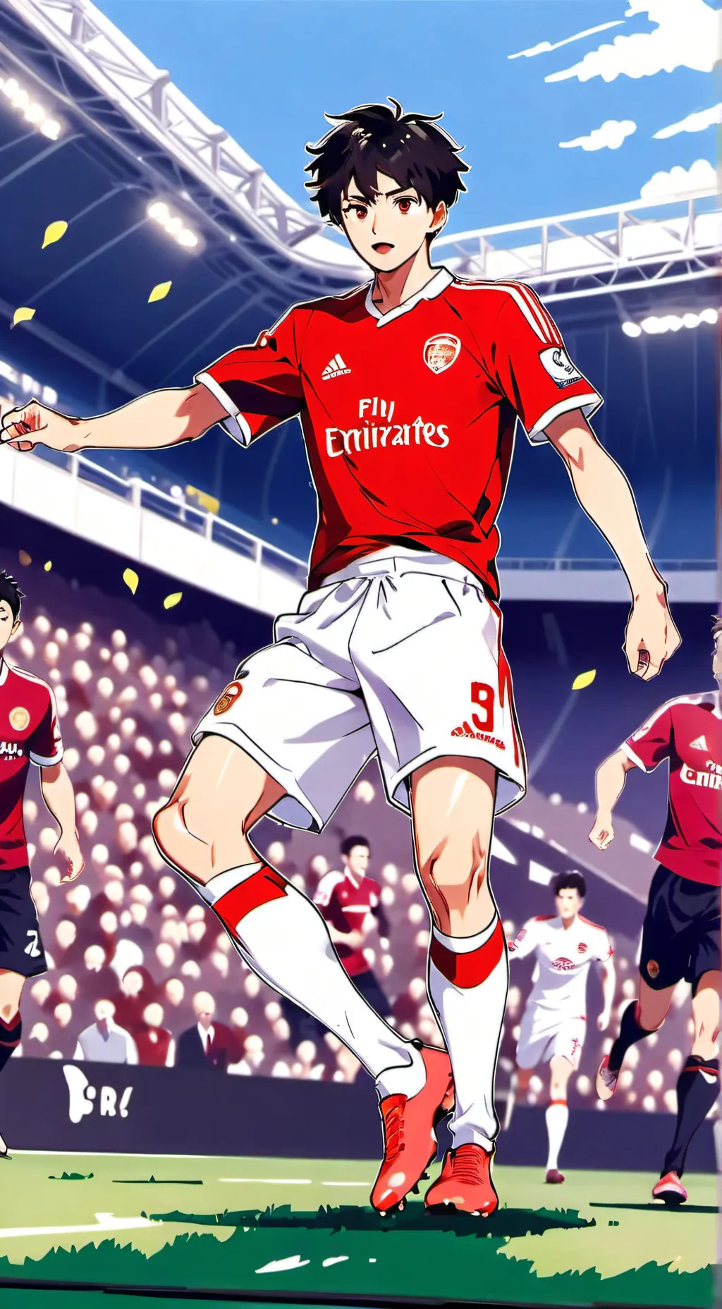 ai character: erick⚽️🥇🏆 background