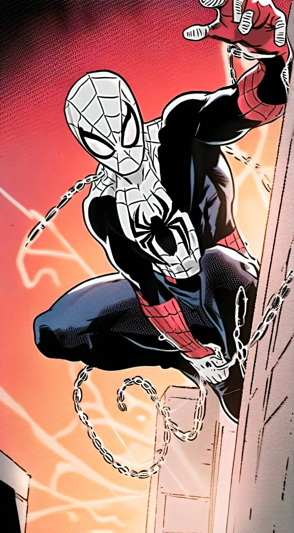 ai character: New spiderman wrld background