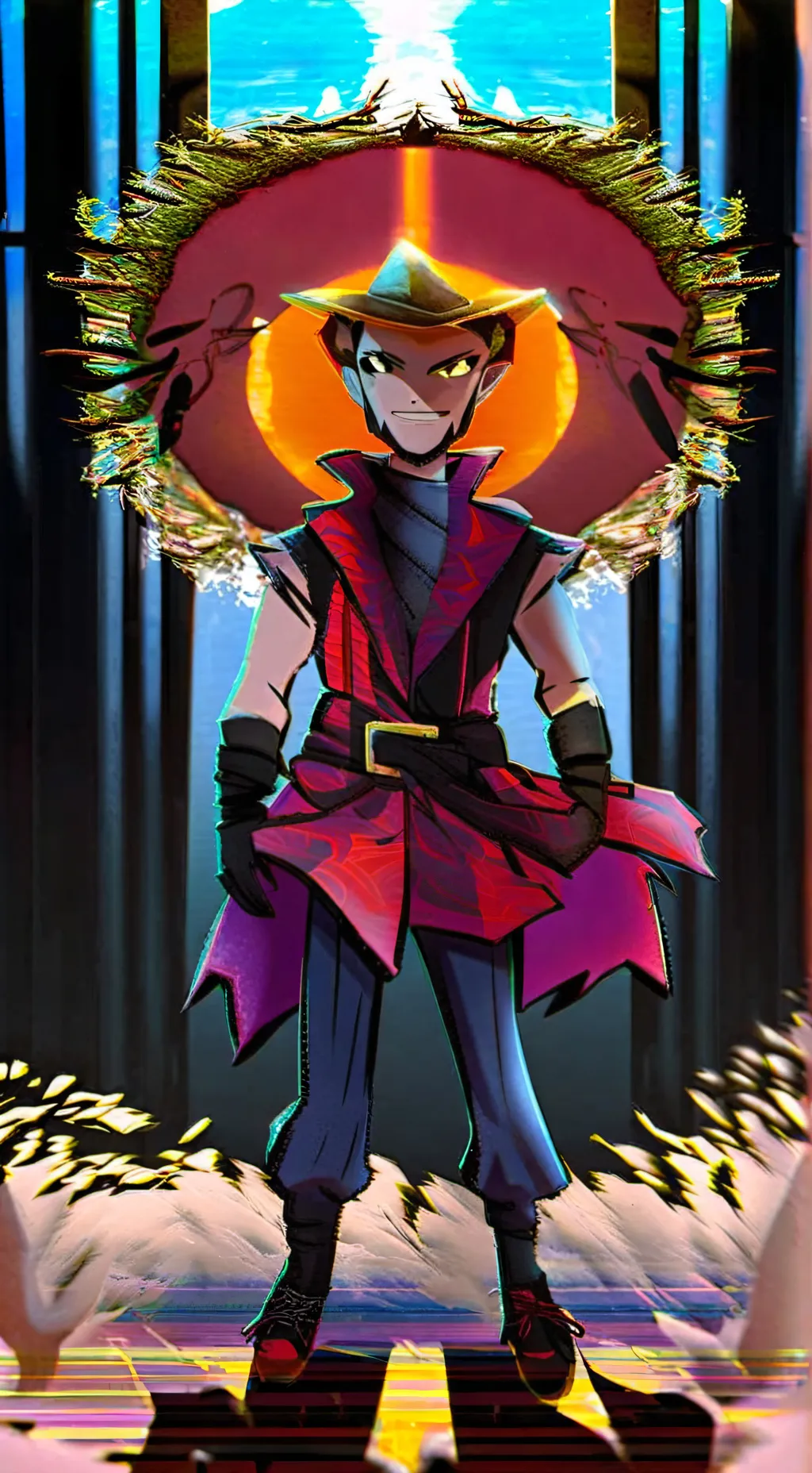 ai character: eclipse background
