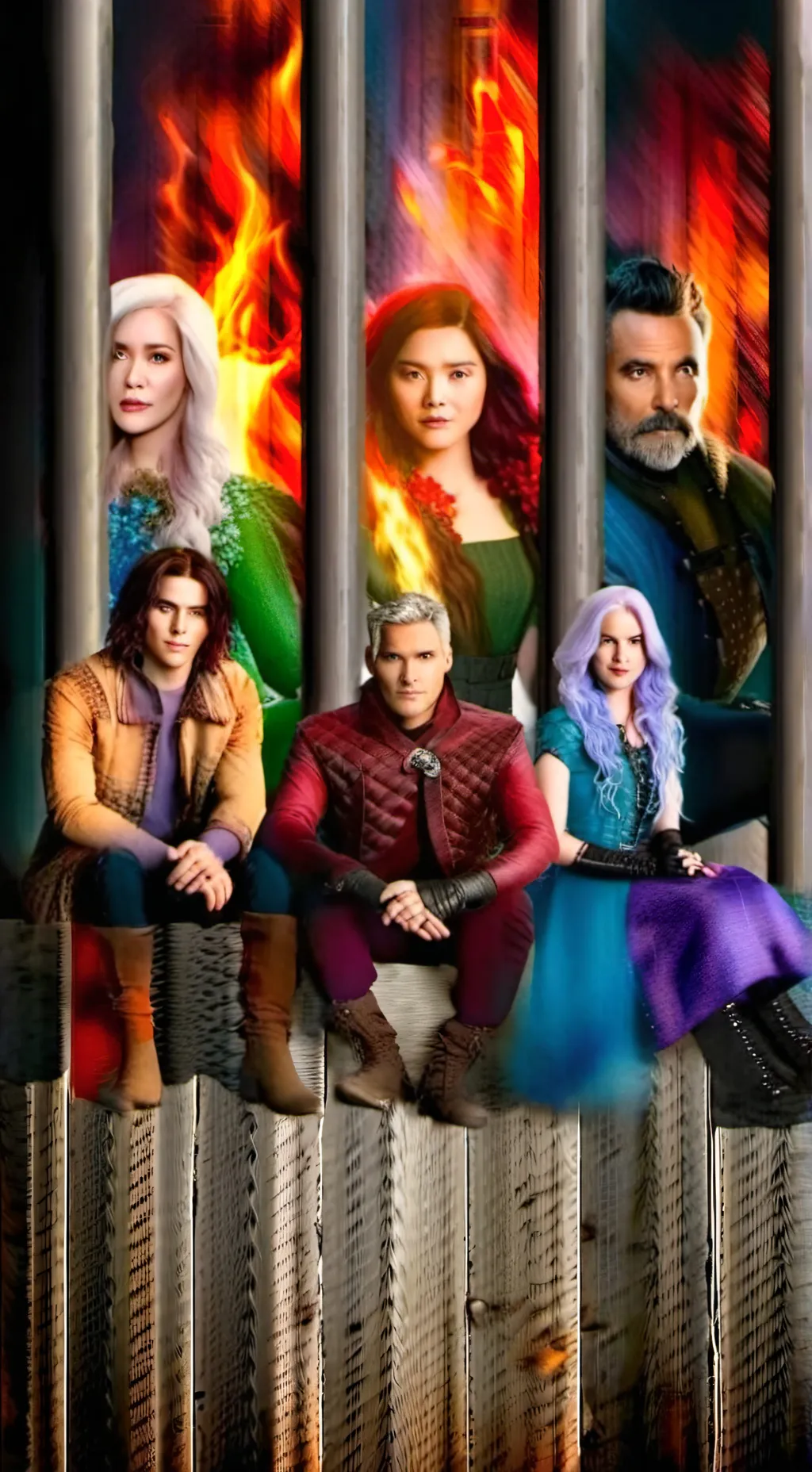 ai character: Descendants  background