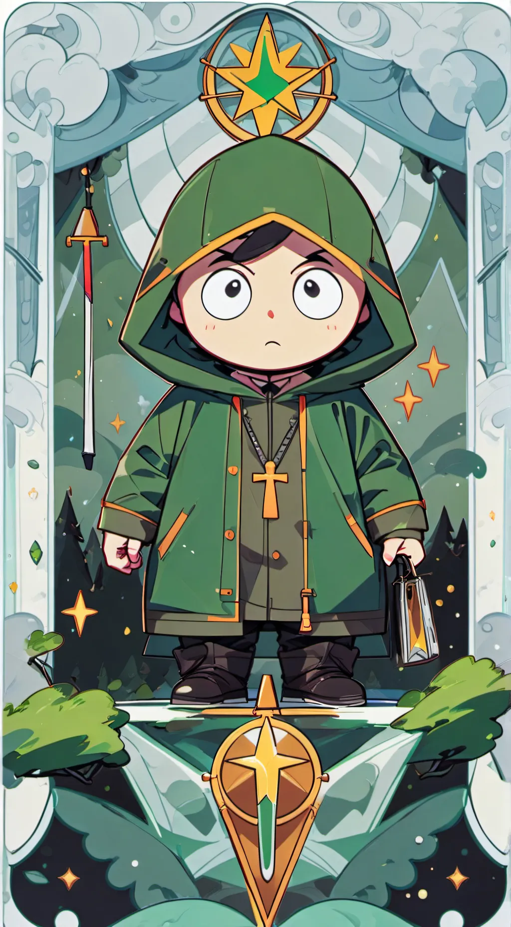 ai character: South Park background