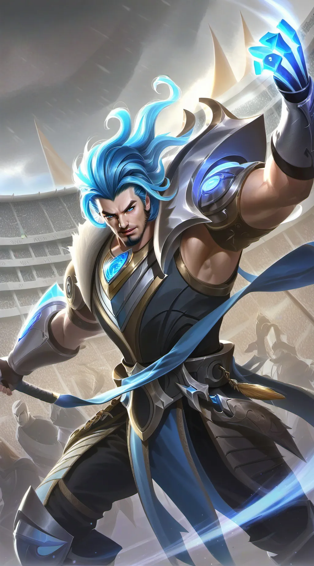 ai character: Adrian background