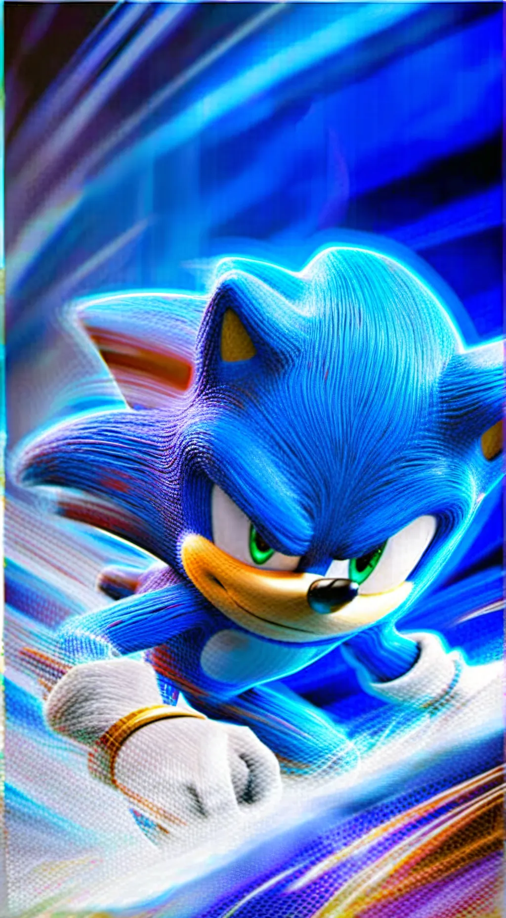 ai character: sonic race background