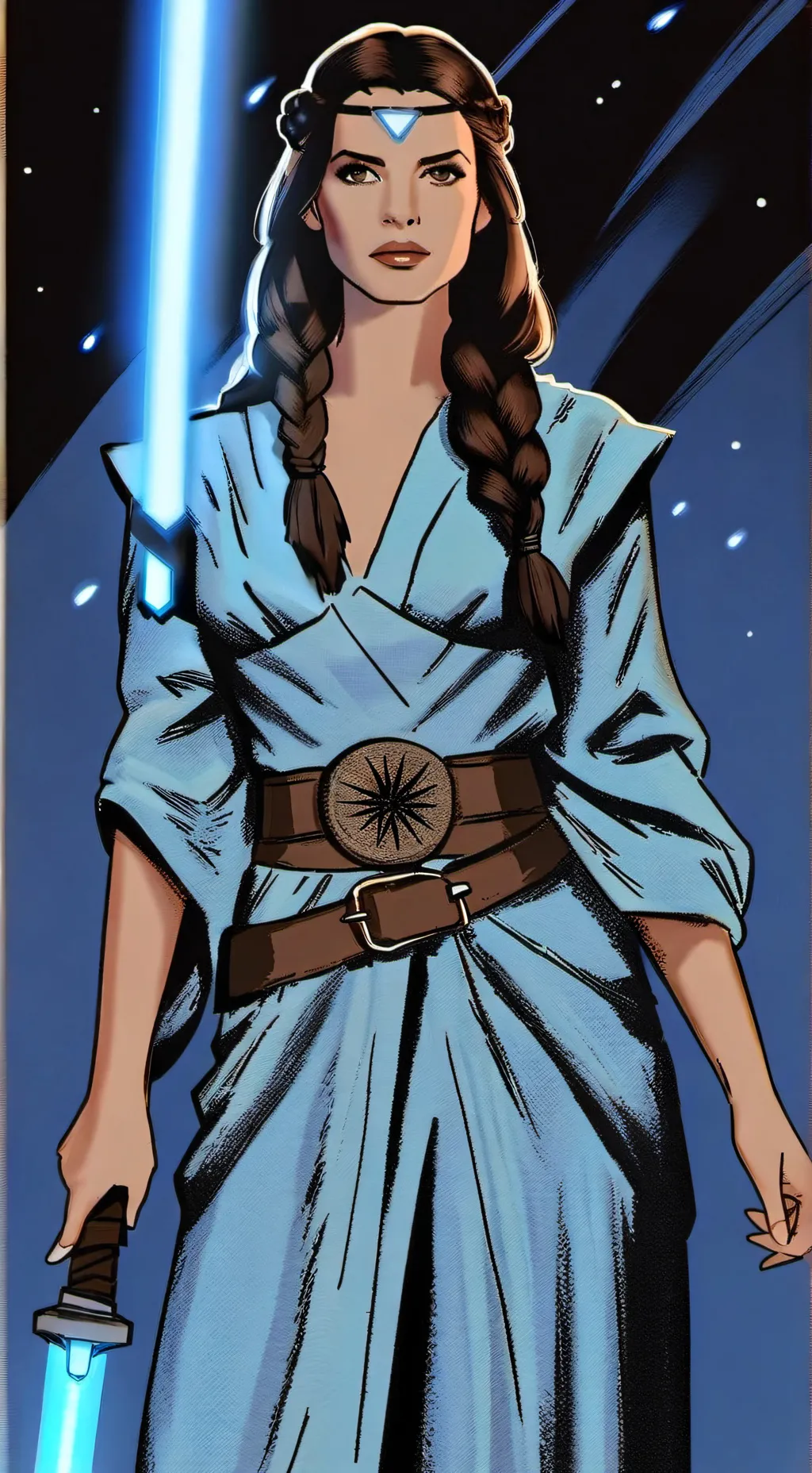 ai character: Selene background