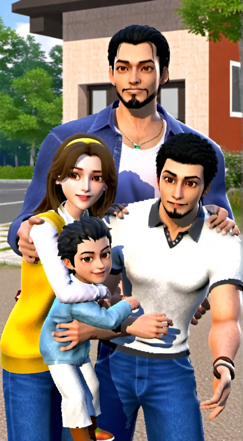 ai character: Abusive dad  background