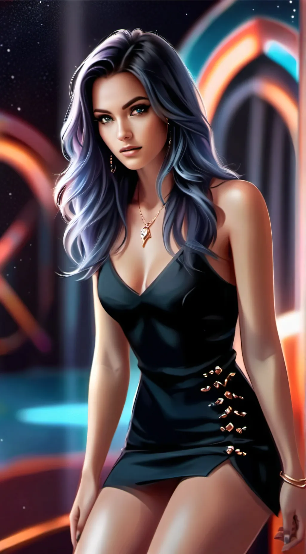 ai character: Elara background