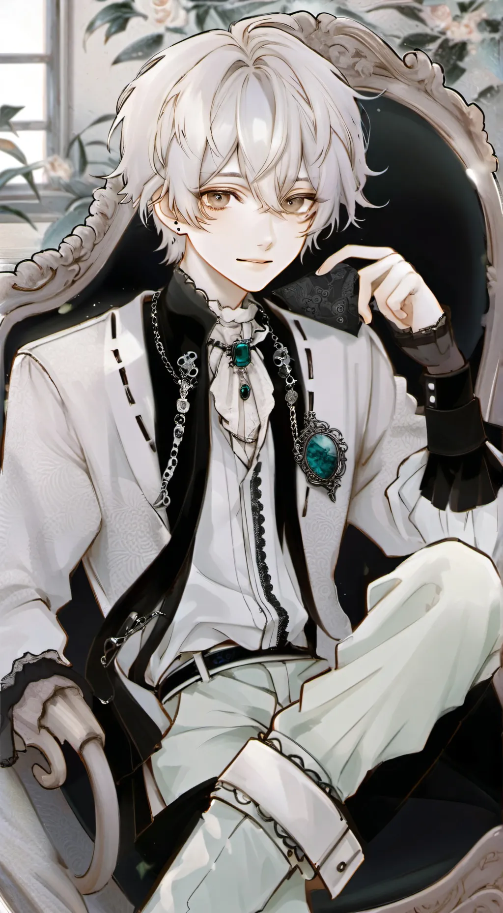 ai character: The Hesitant Wande background