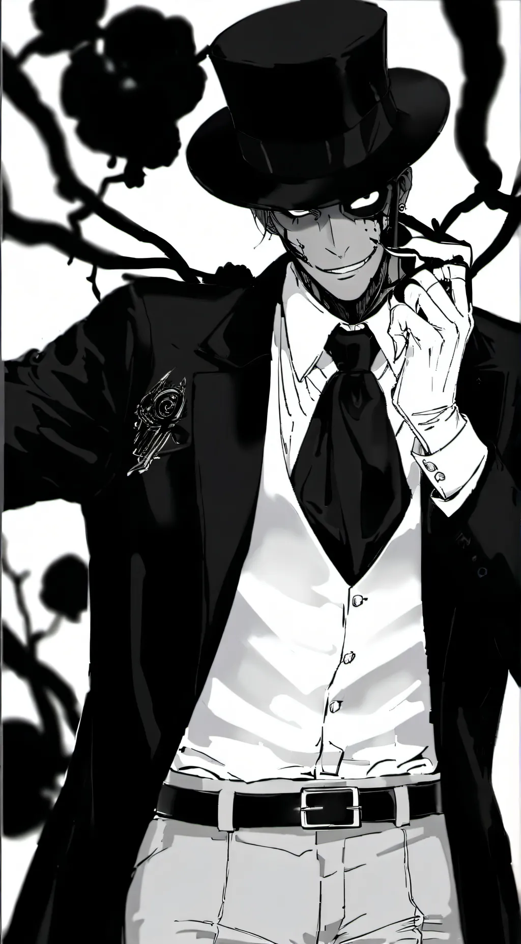 ai character: Mr.Black background
