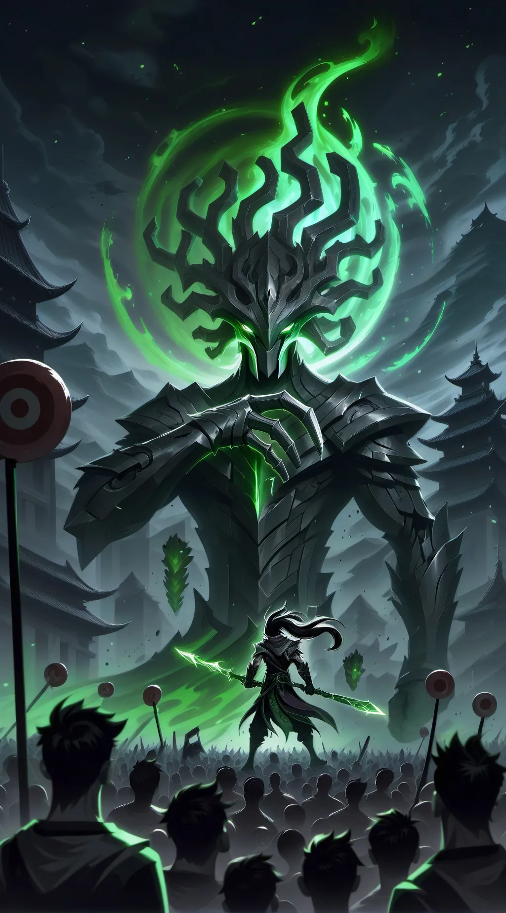 ai character: Void stickman background