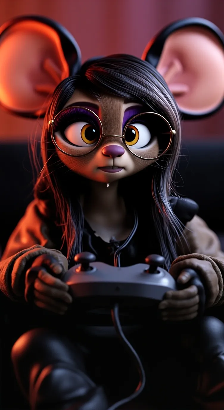 ai character: Mouse background