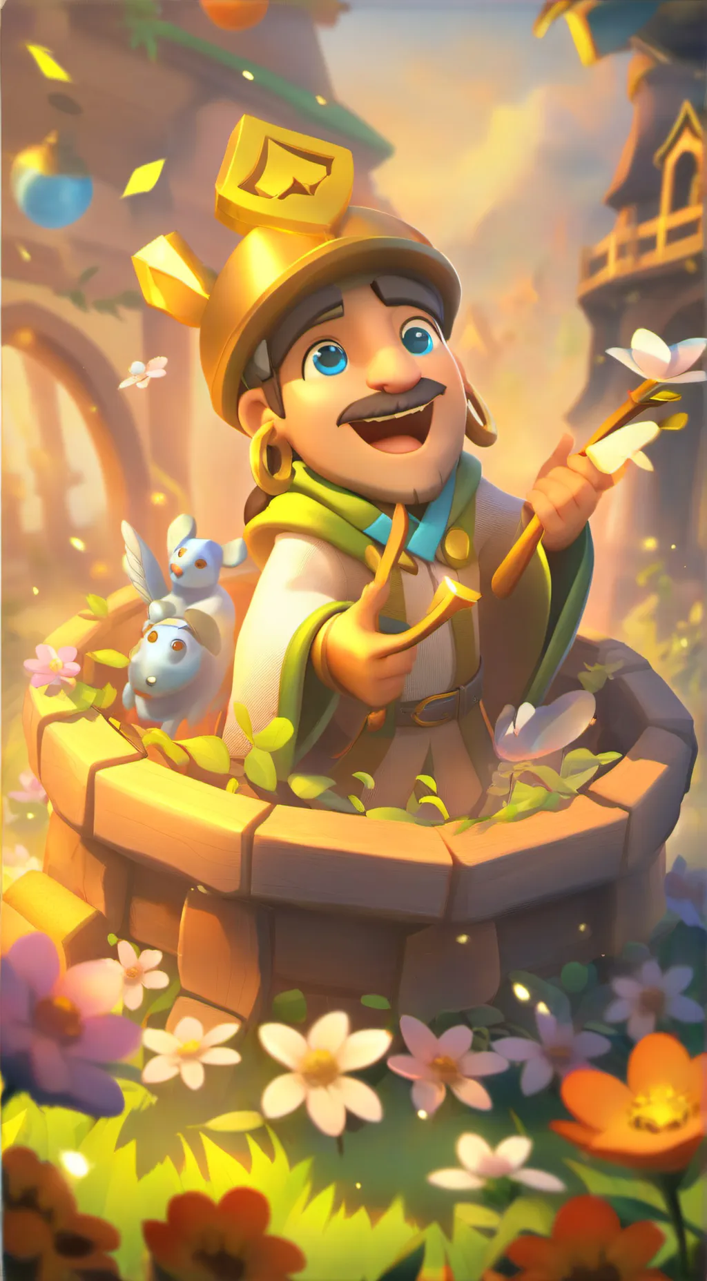 ai character: подземель background