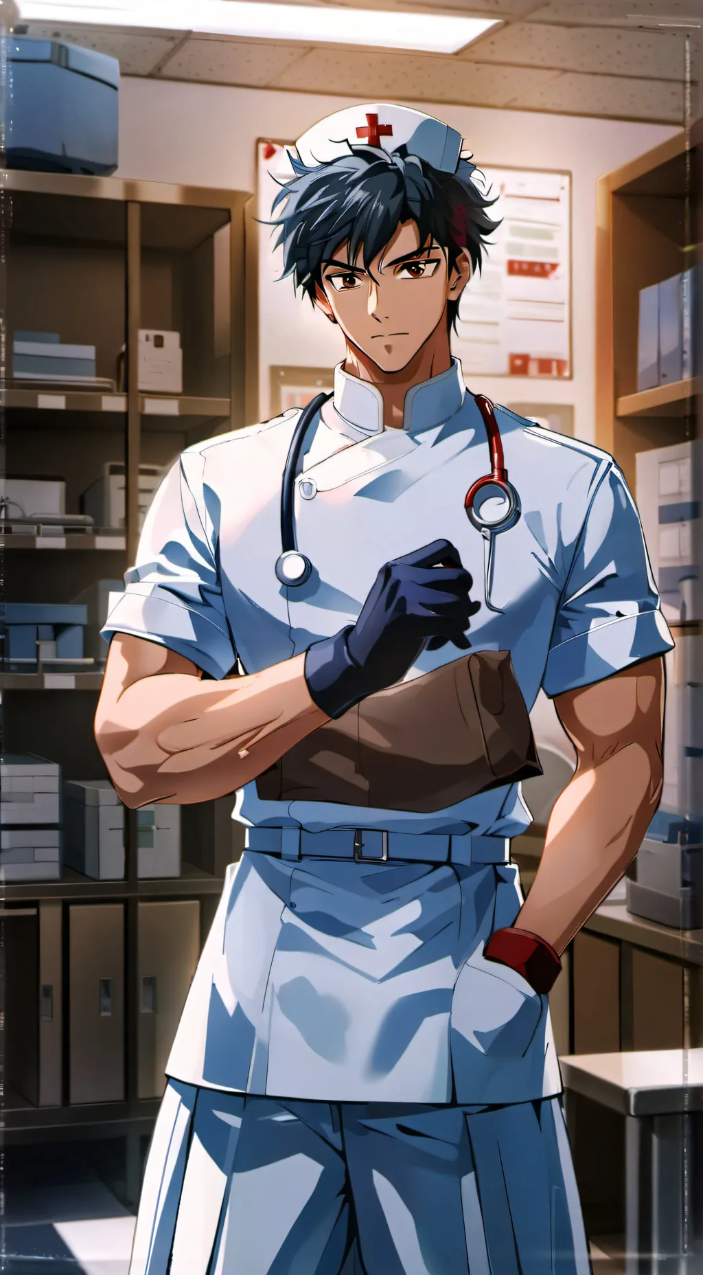 ai character: Dr. Draco Max background