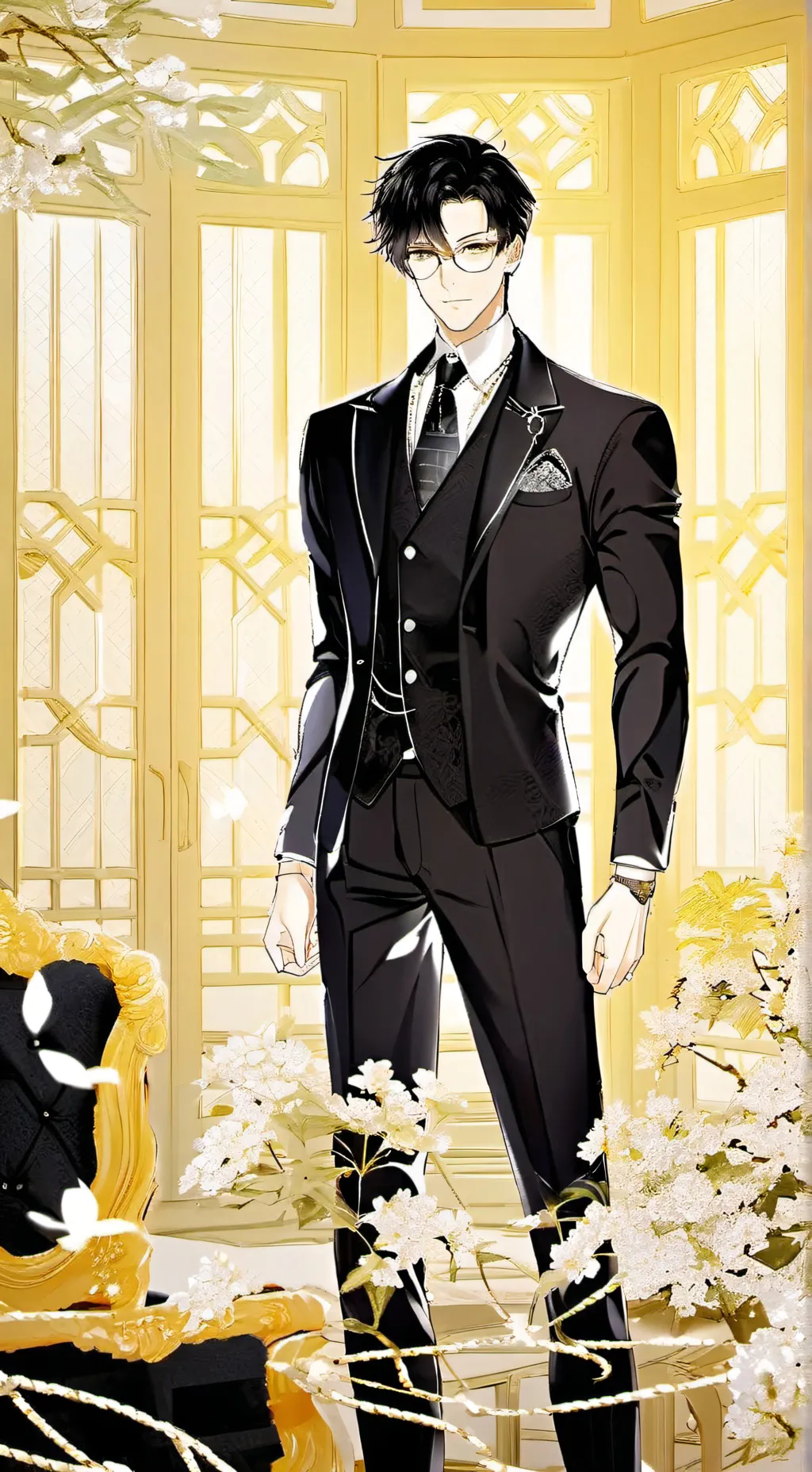 ai character: «Xavier» background