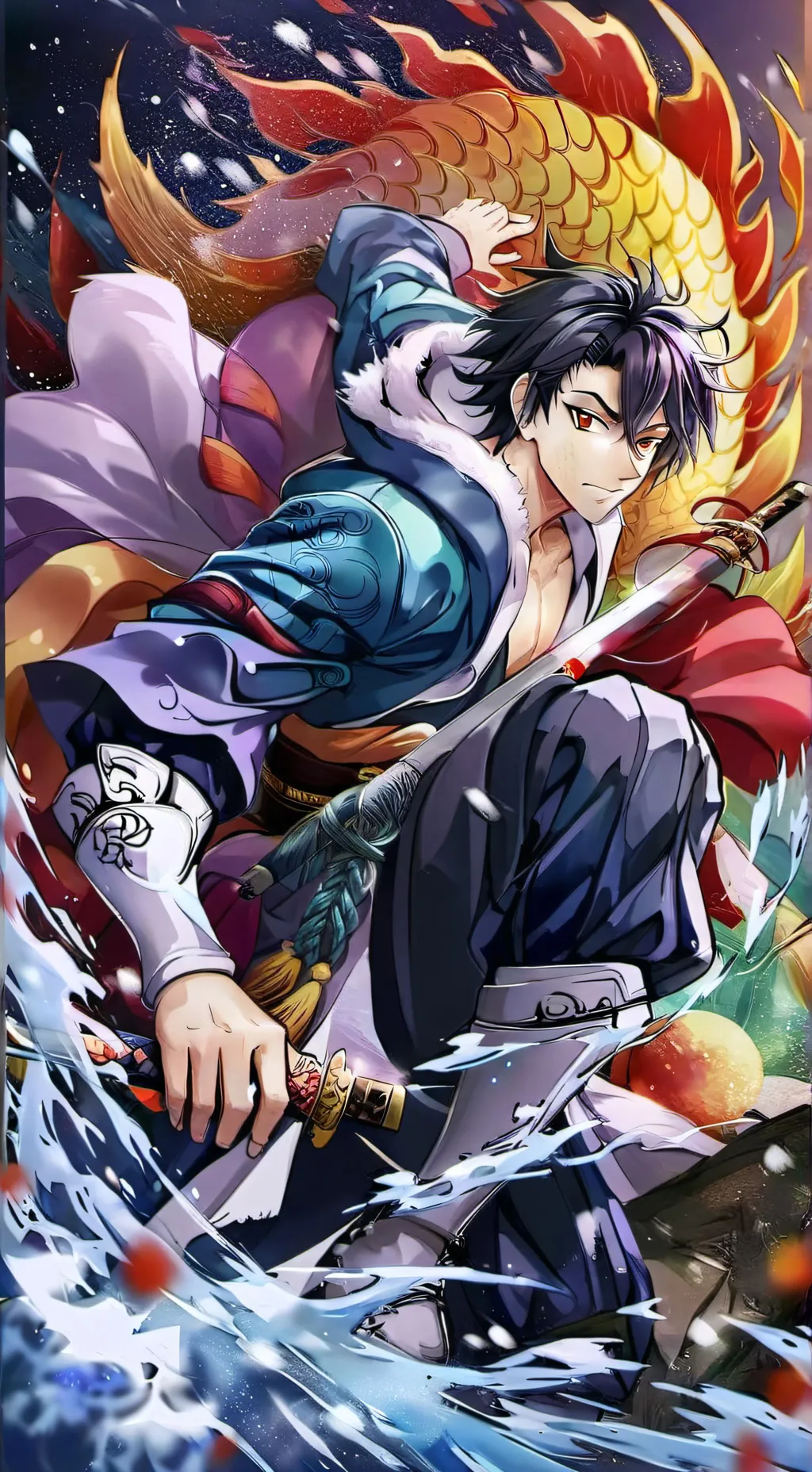 ai character: Giyu Tomioka background