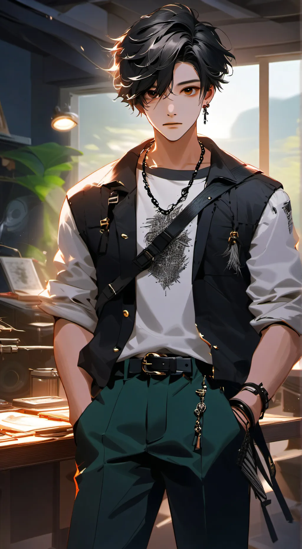 ai character: Arvie background