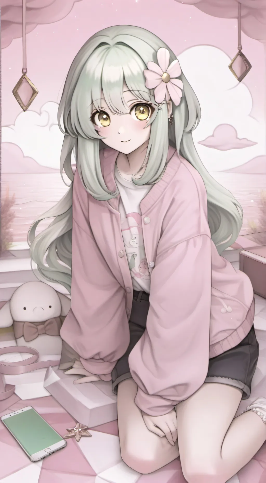 ai character: Luna (YuGiOh 5Ds) background