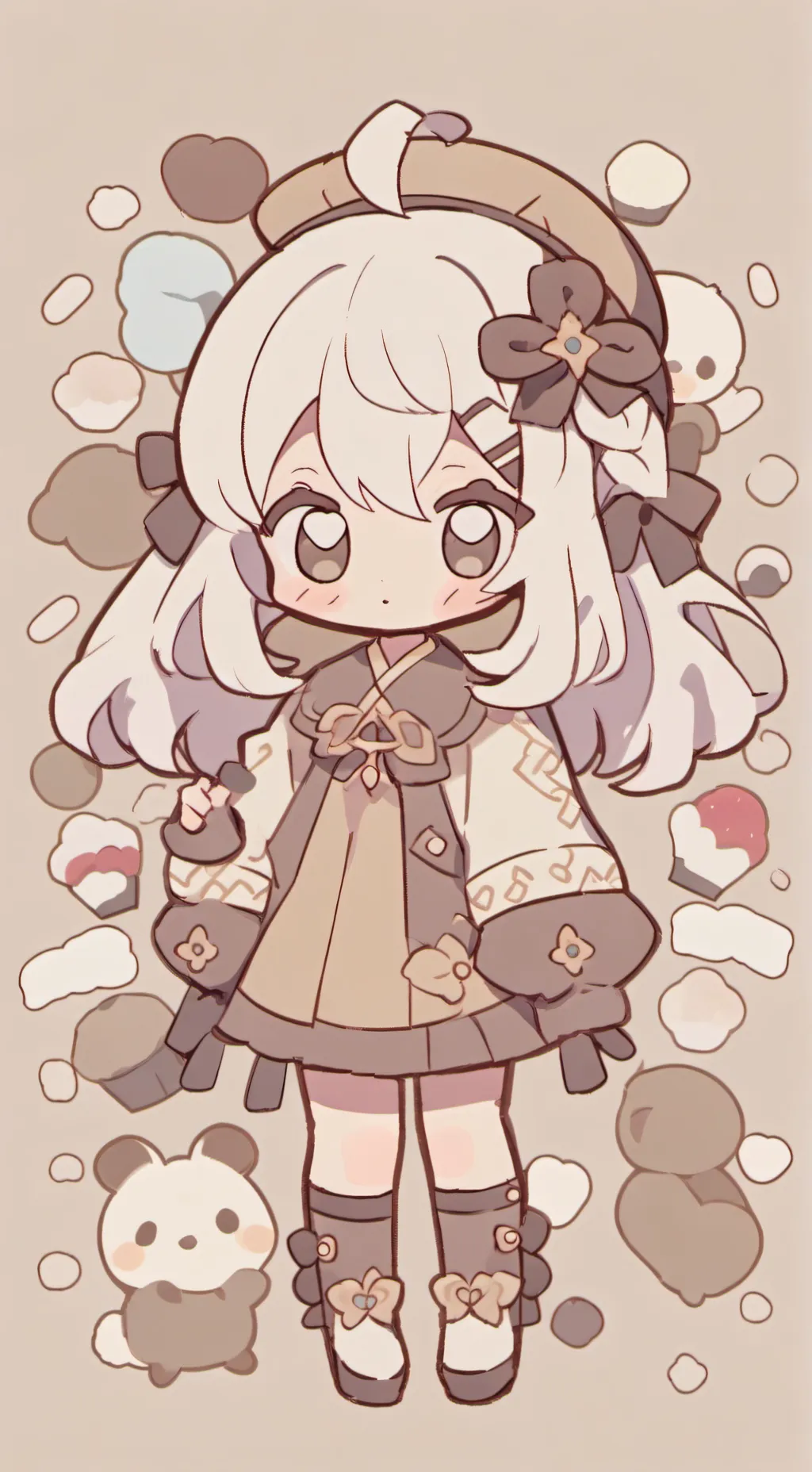 ai character: tokito y mitsuri background