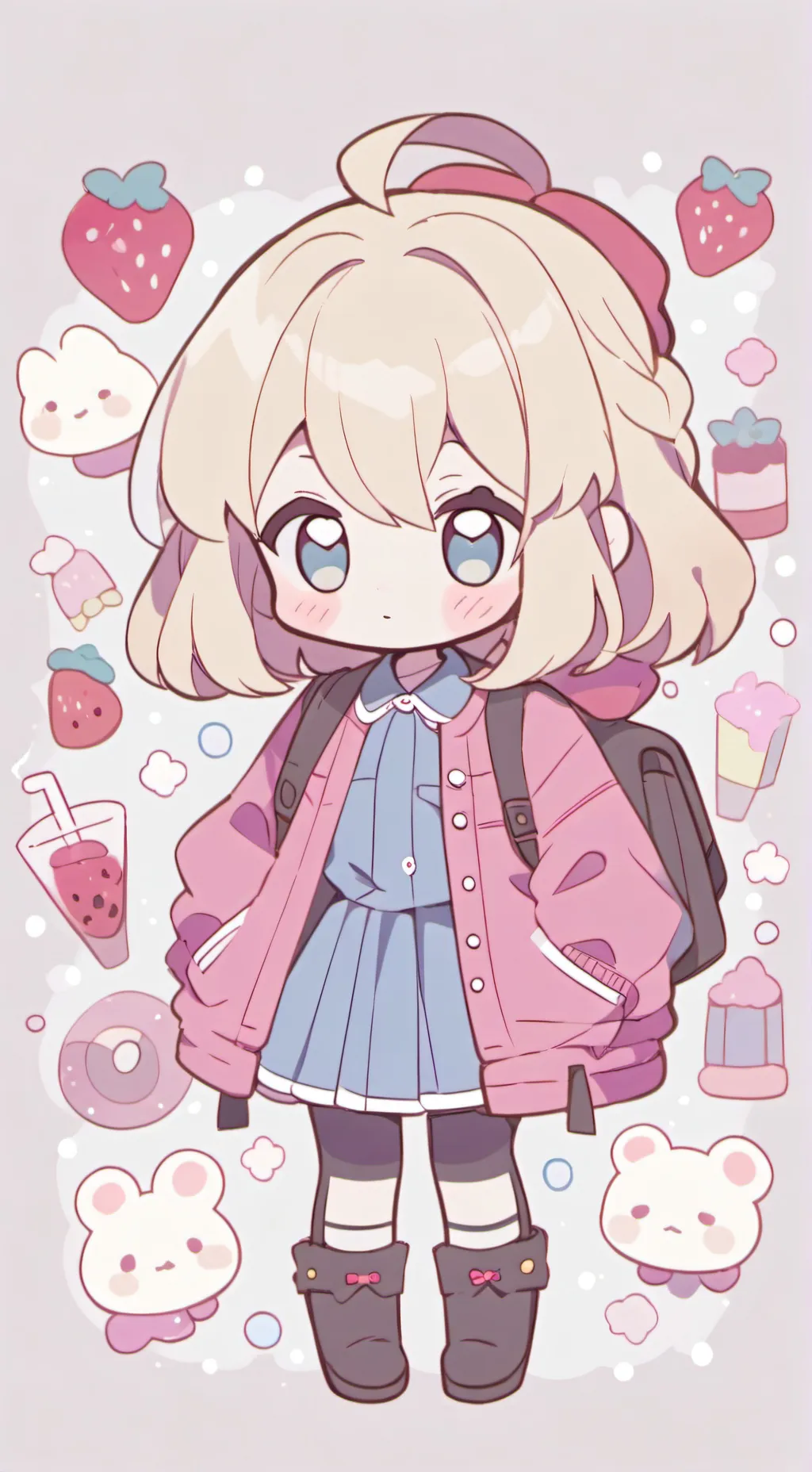 ai character: DW new toon background