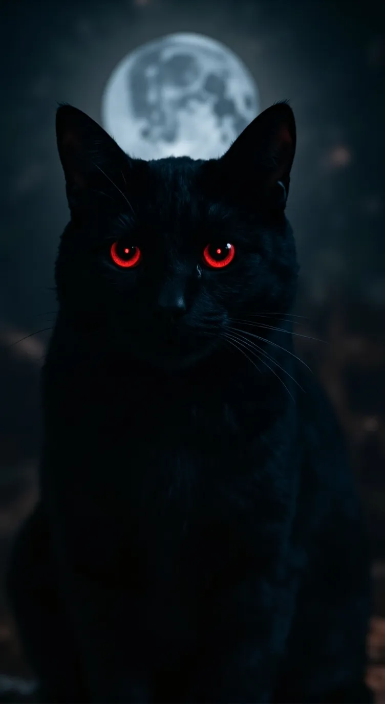 ai character: Cat Mystery background