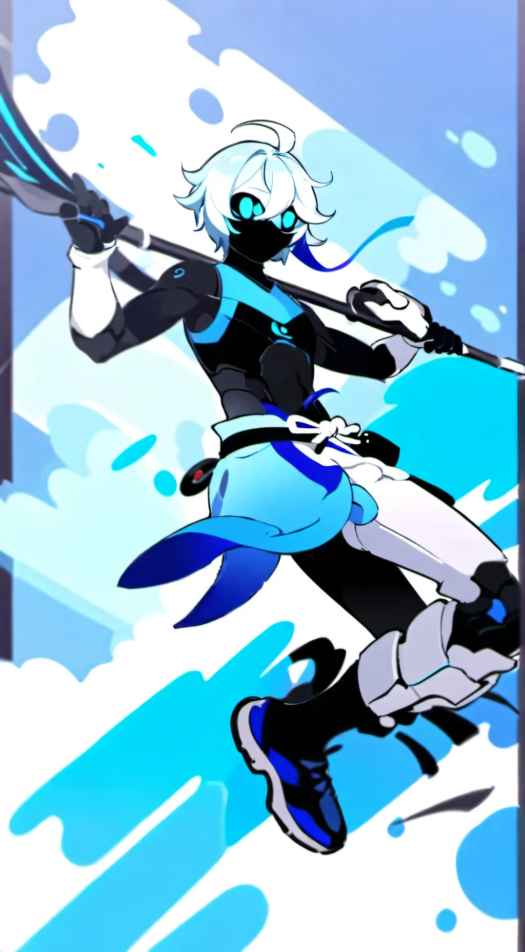 ai character: Shadow Milk Cookie background