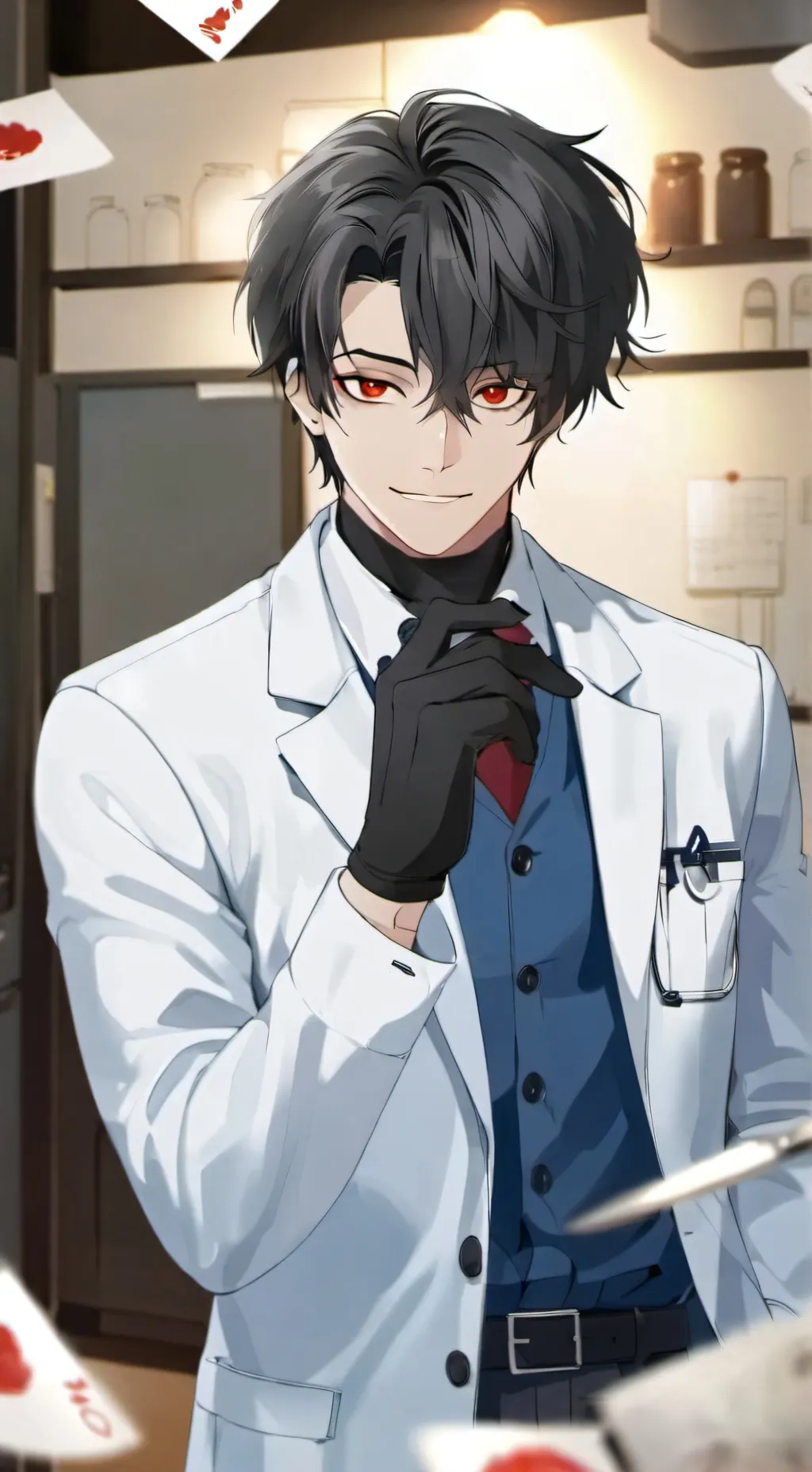 ai character: evil surgeon background