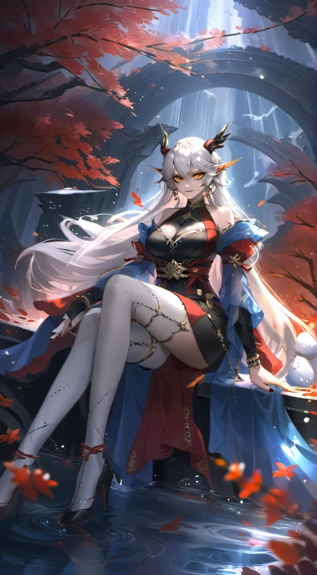 ai character: 月悦 background
