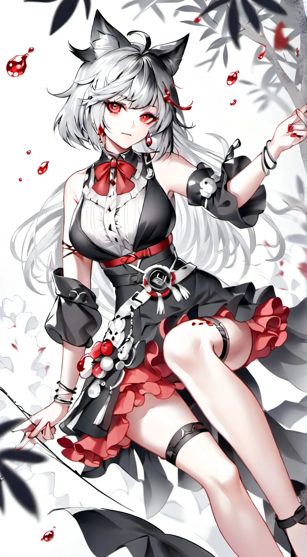 ai character: bloodglitch background
