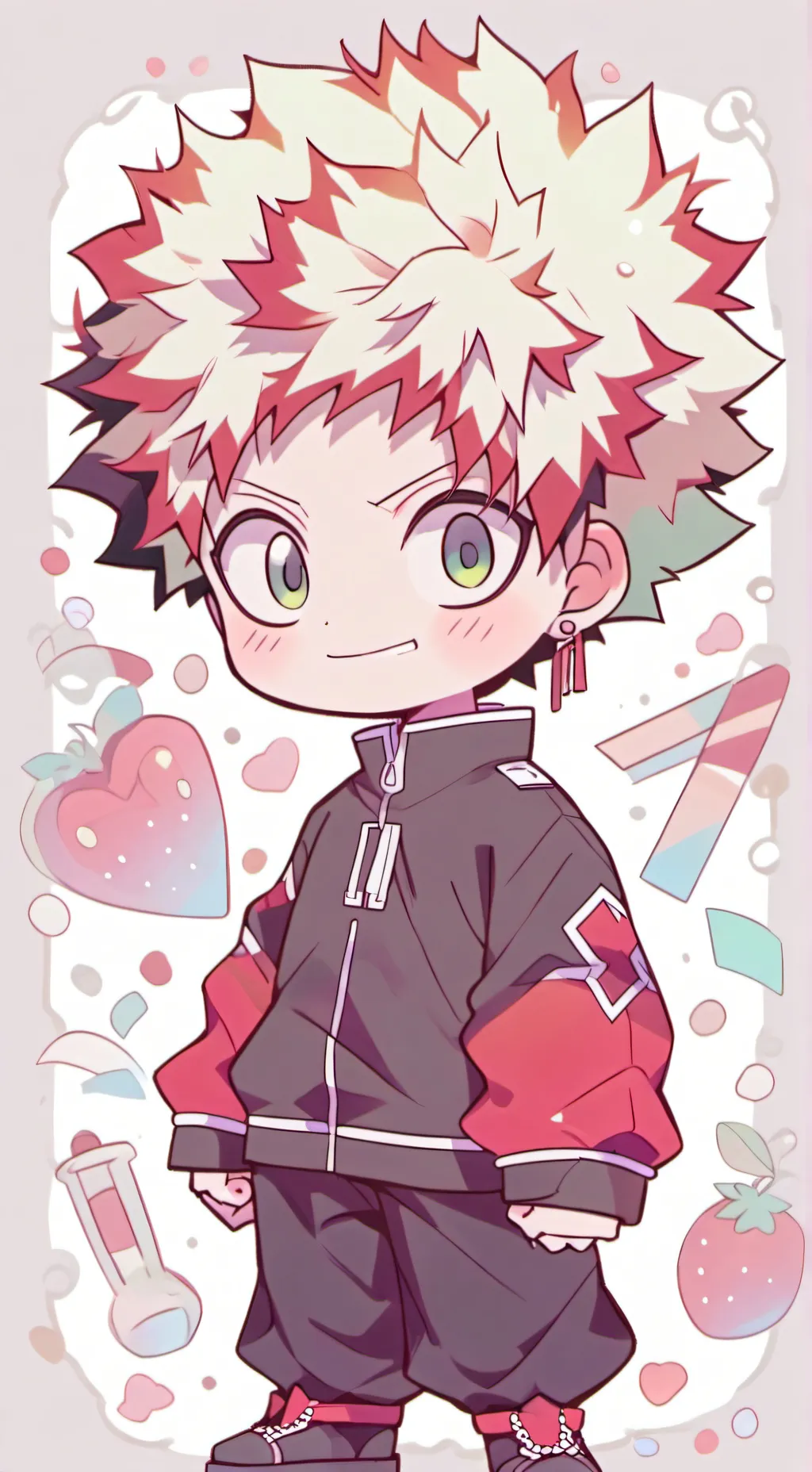 ai character: Katsuki Bakugou  background