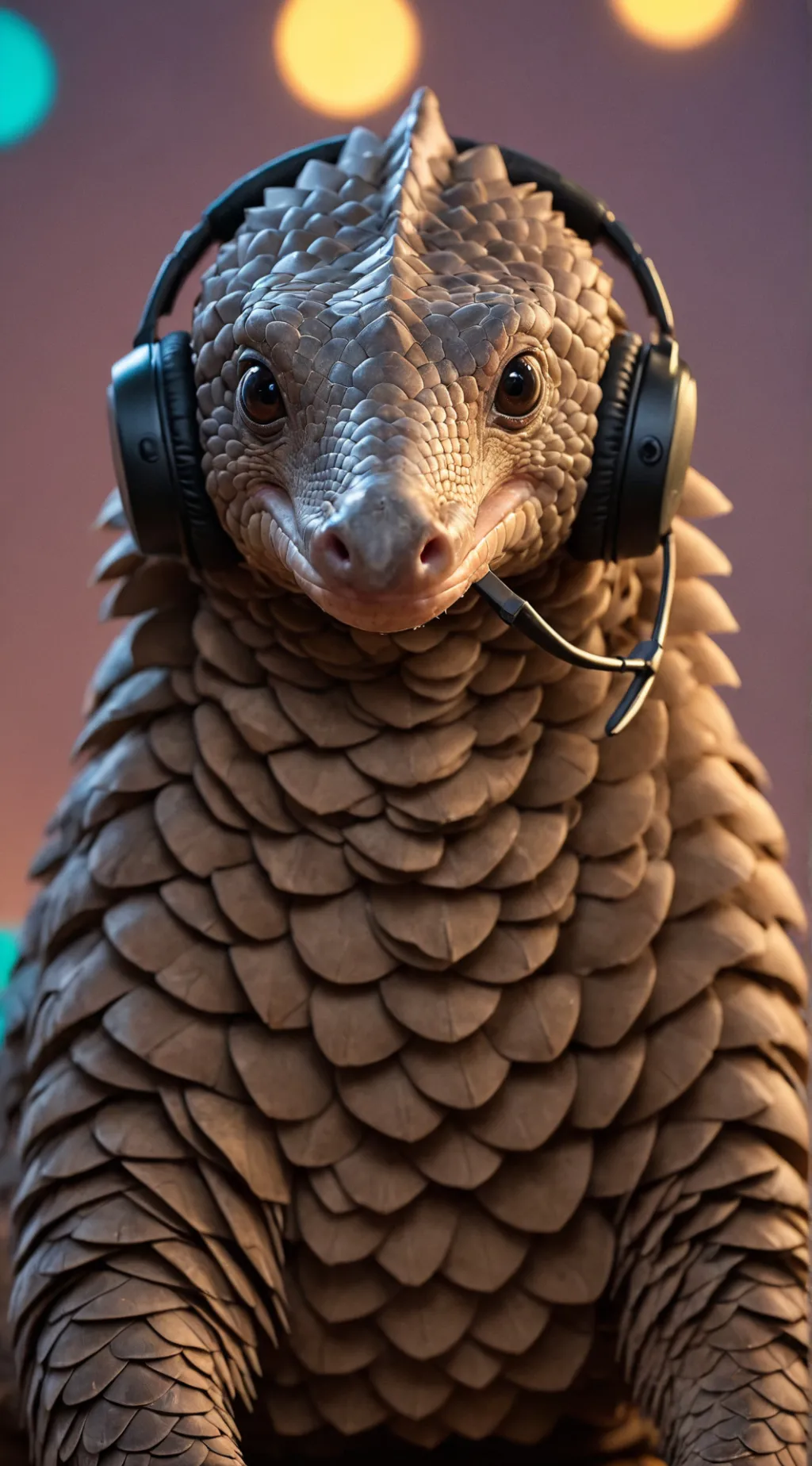 ai character: Armie the pangolin background