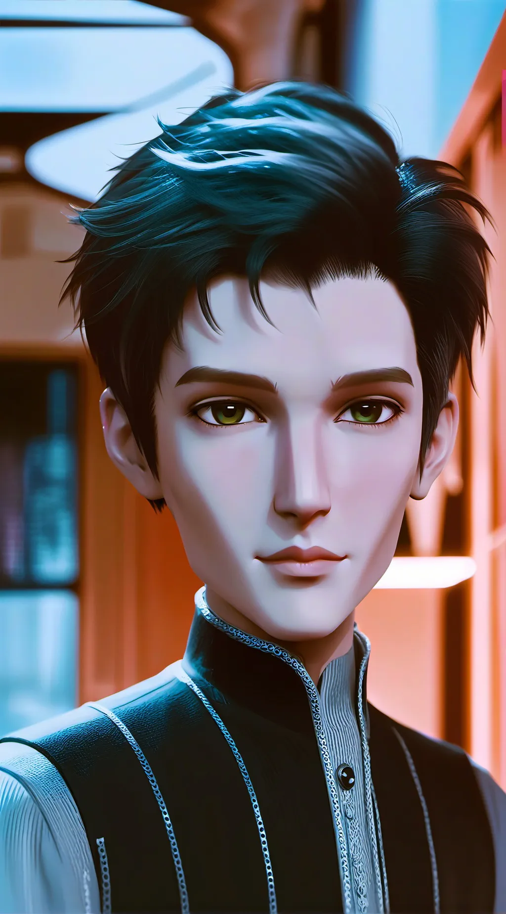 ai character: Sacha background