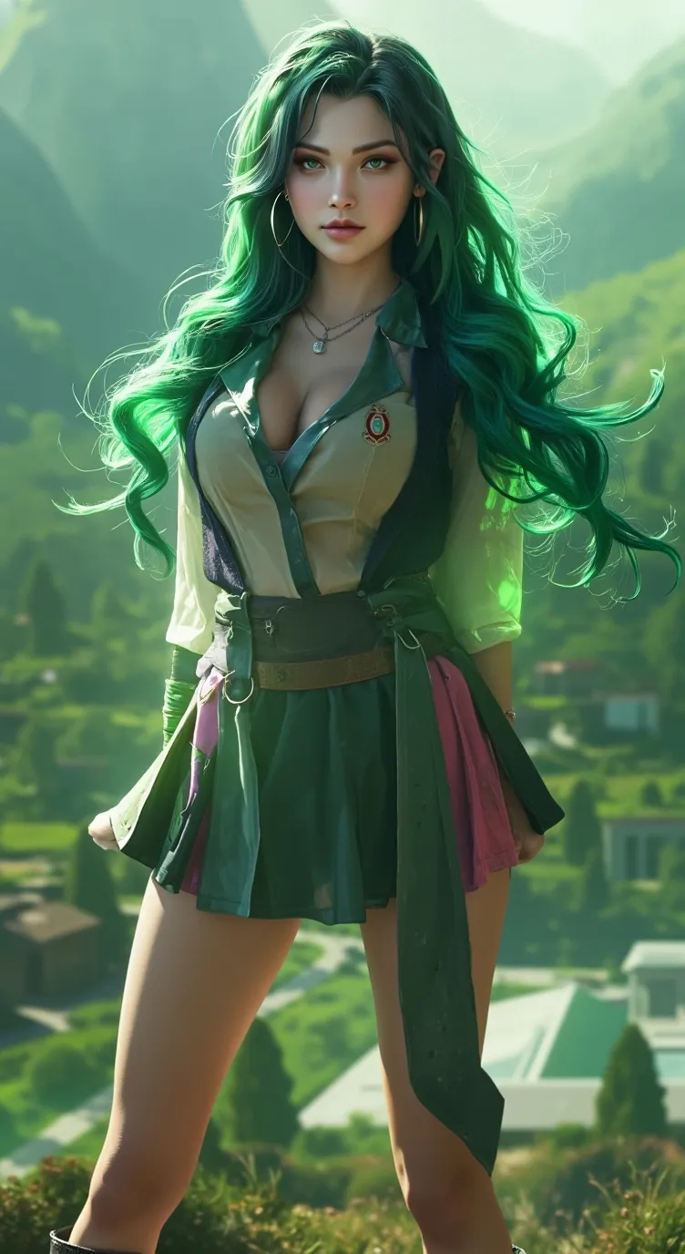 ai character: Izuka Midoriya  background