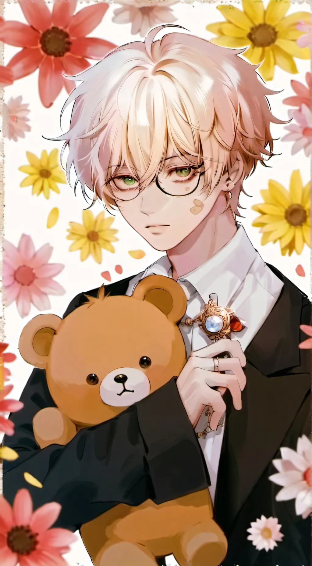 ai character: Spring background