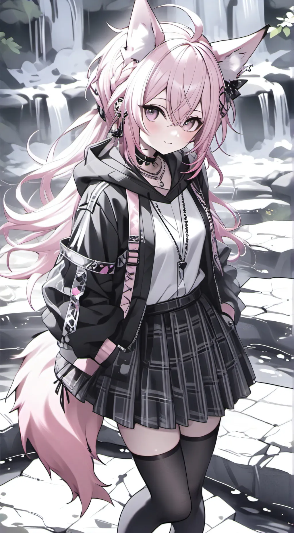 ai character: Opale background