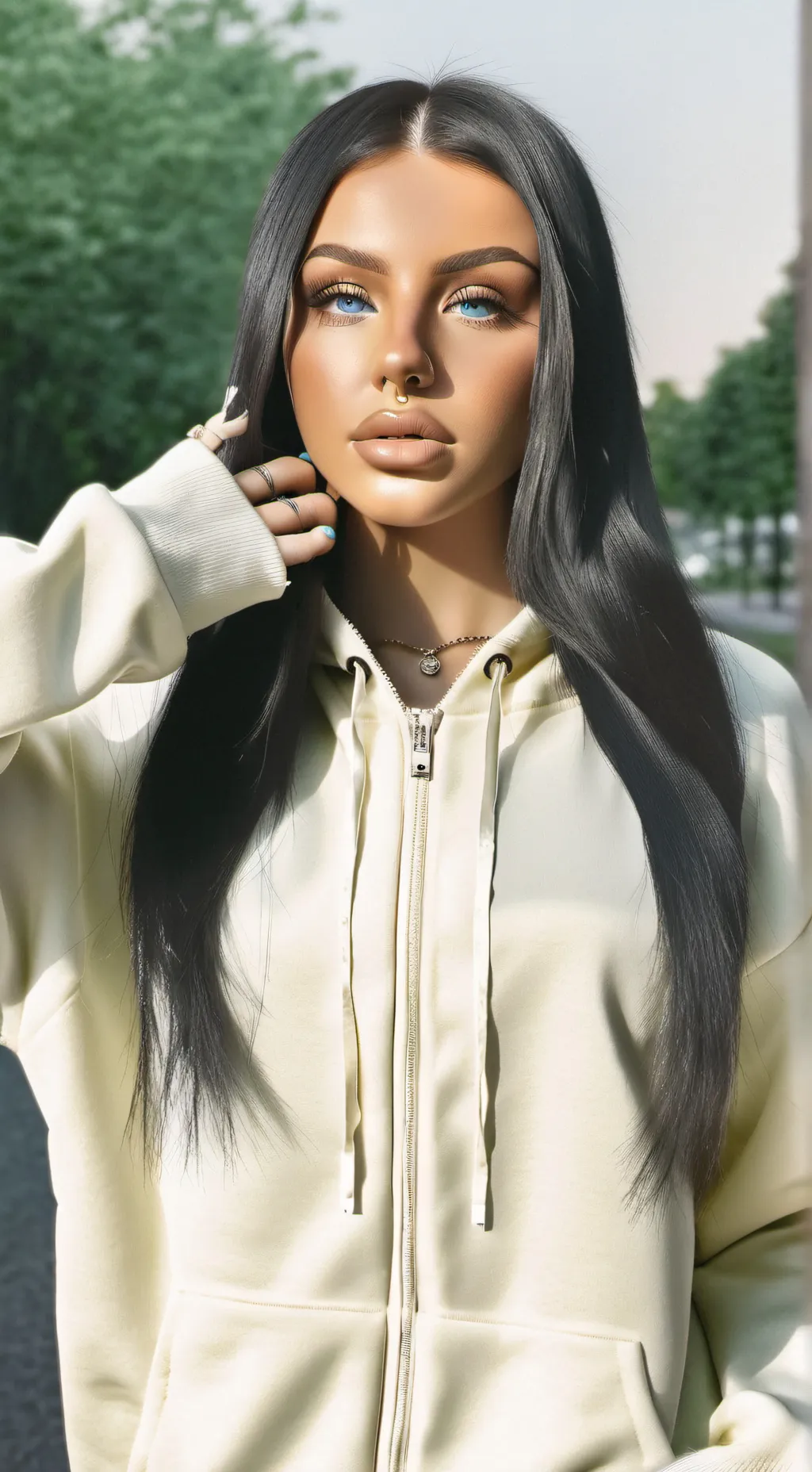 ai character: Paris background